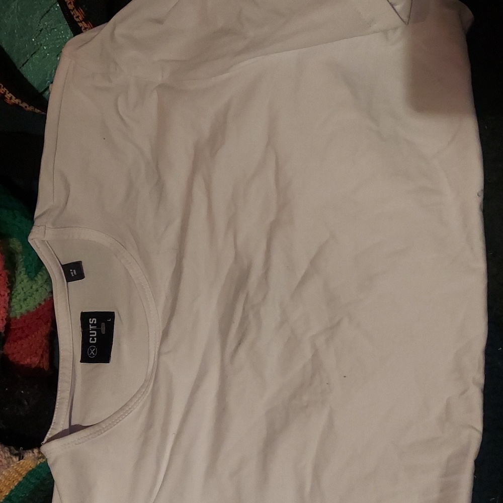 Nwot Crispy Clean Basic Plain White Tee By Cuts. … - image 2
